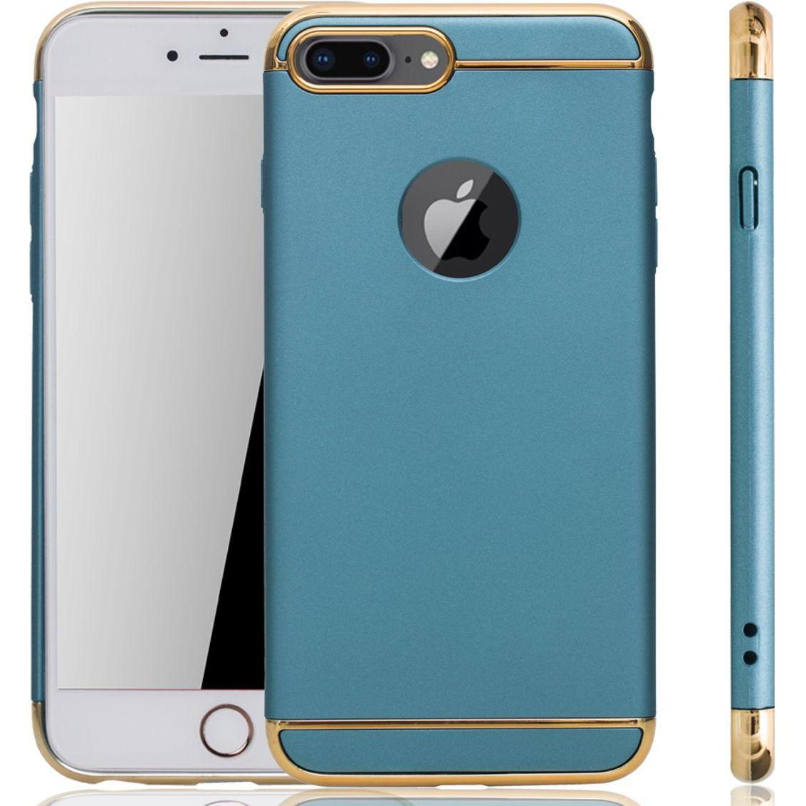 König Design Apple iPhone 7 Hülle Case Handy Cover Schutz Tasche Schutzhülle Etui Bumper Blau (Apple iPhone 7), Smartpho...