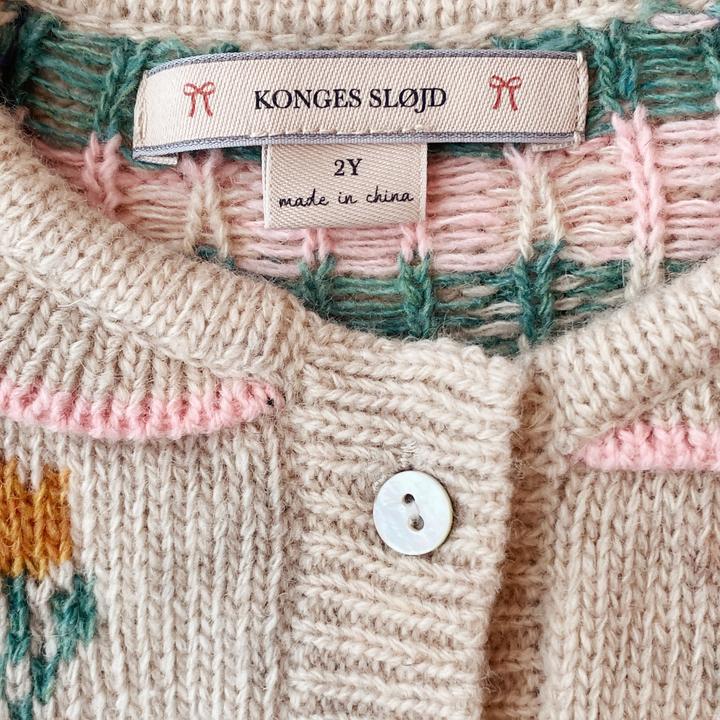 Produktbild Konges Slojd Belou StrickCardigan Tulipe (80)