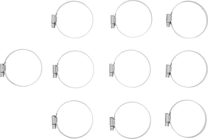 Produktbild BGS Schlauchklemmen rostfrei 50 x 70 mm 10-tlg. (Schlauchschelle)
