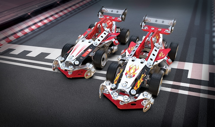 Actual product image Meccano 10in1 Racing Vehicles