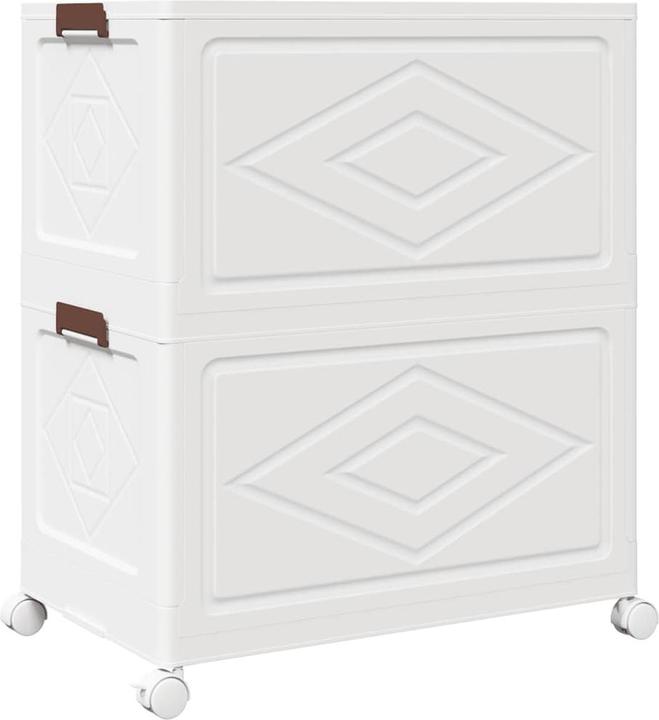 Actual product image vidaXL stapelbare Aufbewahrungsbox (65 cm, 75 l, 1x)