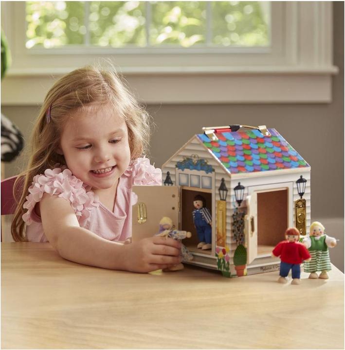 Produktbild Melissa & Doug Holzhaus Mit Türschellen