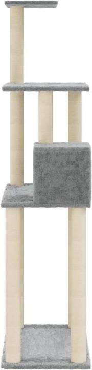 Actual product image vidaXL Katzenbaum (147 cm, Light grey)
