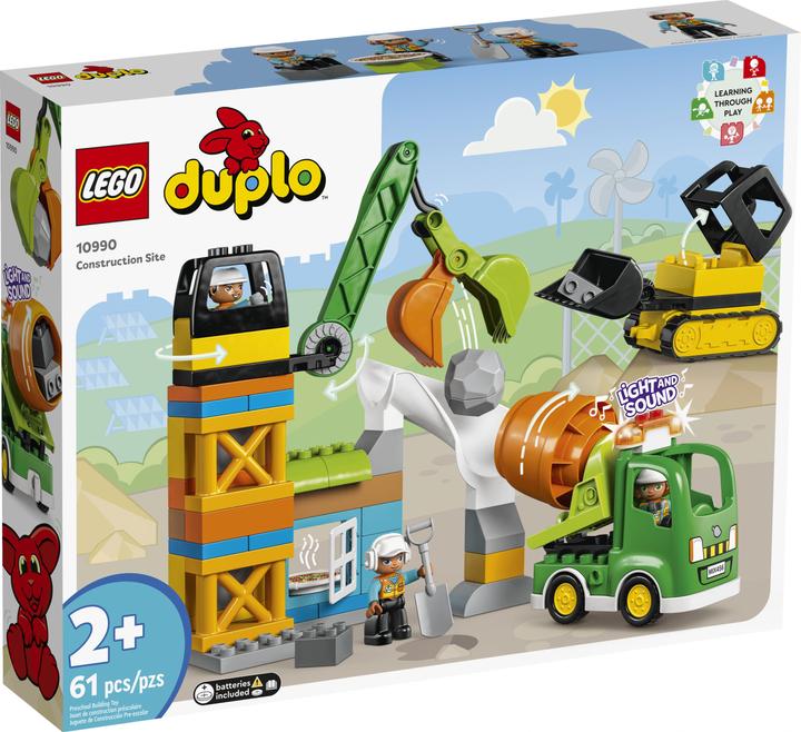 Immagine prodotto LEGO End-Of-Live Set Baustelle mit Baufahrzeugen - 10990 NEU! Teile 61x (10990)