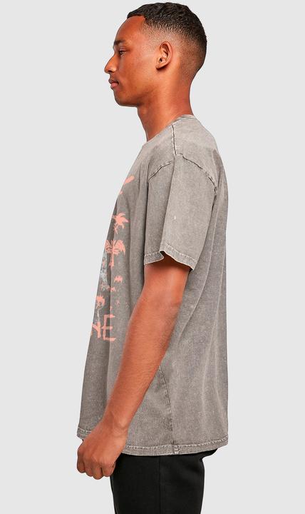 Produktbild Merchcode Ozzy Osbourne - Pink Bat Acid Washed Oversize Tee - 195281 (L)