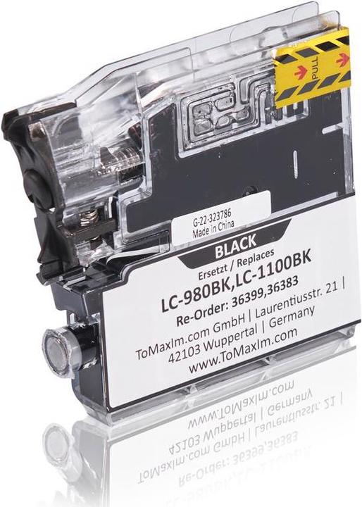 Image du produit Inkadoo Cartouches d'encre compatibles avec Brother LC-980BK XXL, noir noir (CF)