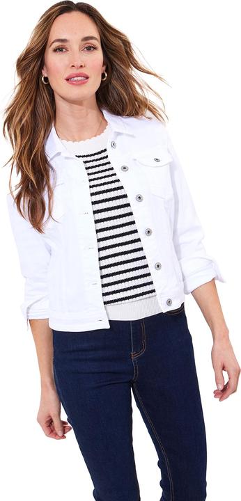 Actual product image Joe Browns BOUTIQUE Embellished Wing Denim Jacket (42)