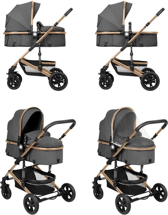 Actual product image Kikkaboo Poussette 3 en 1 Amaia