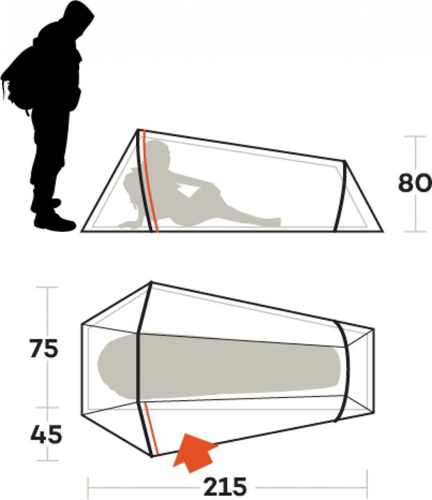 Immagine prodotto Ferrino Lightent 1 Pro (Tenda a tunnel, 1.55 kg, 1 persona)