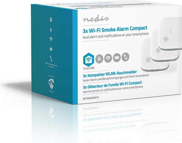 Image du produit Nedis Détecteur de fumée