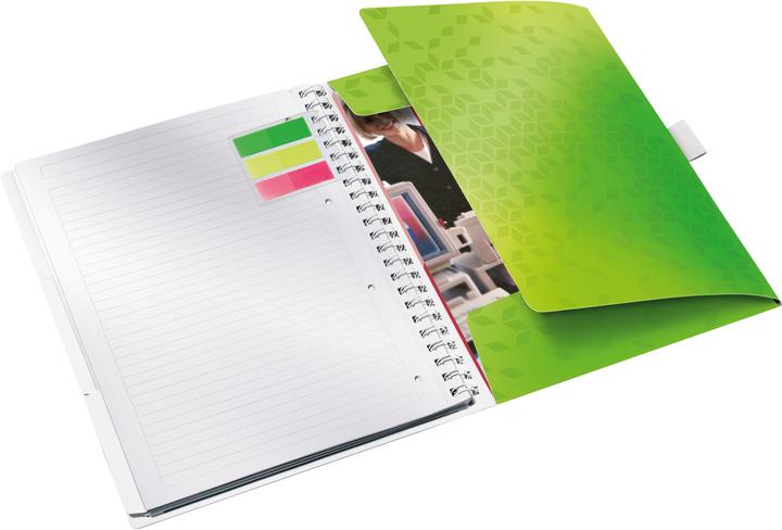 Image du produit Leitz Livre en spirale Wow (A4, À rayures, Couverture rigide)