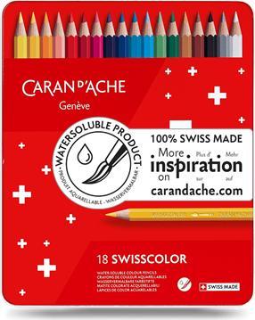 Produktbild Caran d'Ache Swisscolor Aquarelle (Mehrfarbig, 18 x)