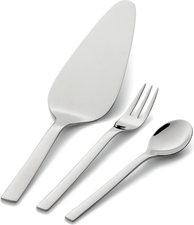 Produktbild WMF Obst- Kuchenbesteck 13tlg 6 Personen Tortenheber Nuova Edelstahl 18/10 poliert (13 Stück, Besteck Set)