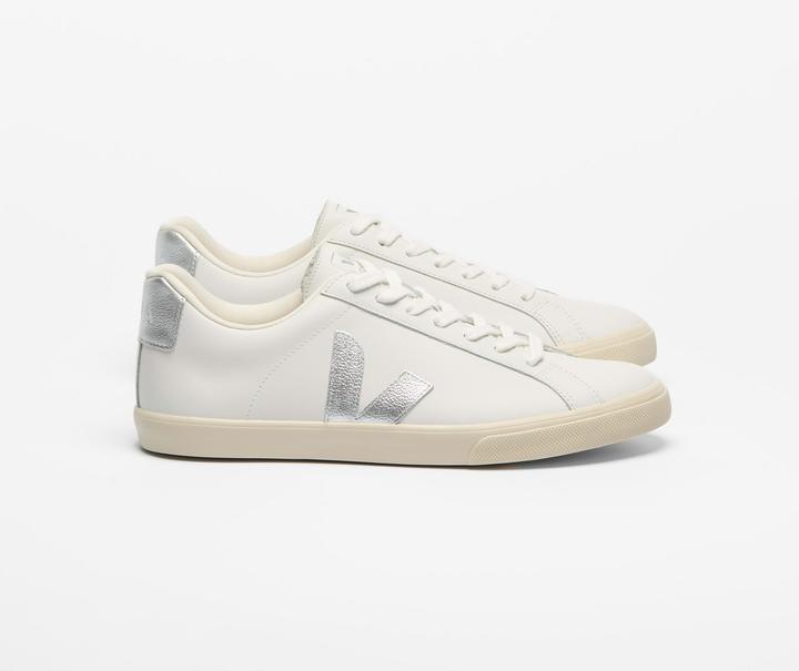 Image du produit Veja Esplar Logo Leather White Silver (39)