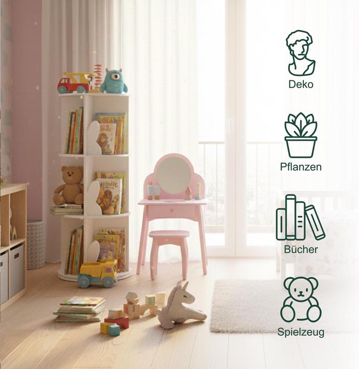 Immagine prodotto Relaxdays Kinderbücherregal (40 x 40 x 97 cm)