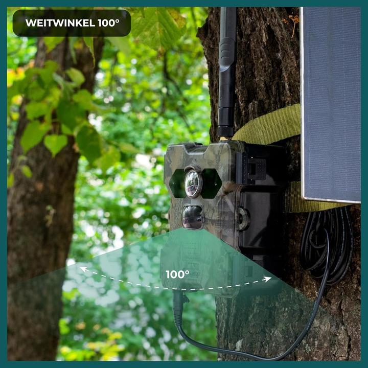 Produktbild Technaxx TX-189 -Überwachungskamera zur Wildbeobachtung inkl. Solarpanel