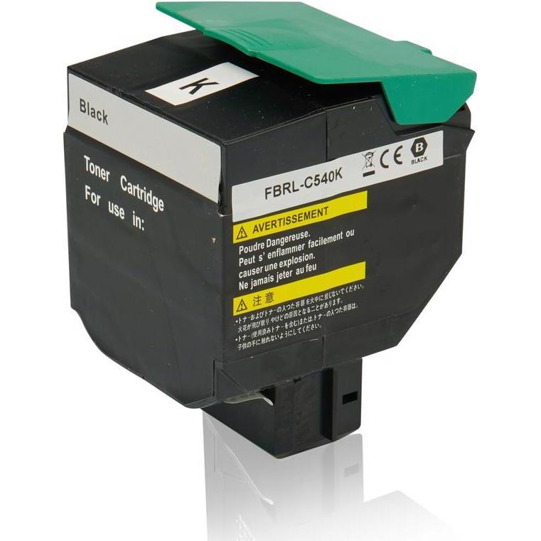 Inkadoo, Toner, Toner kompatibel zu Lexmark C540H1KG Toner, schwarz Schwarz (BK)