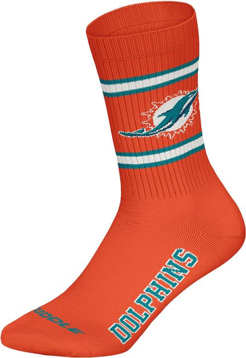 Produktbild NFL Freizeitsocken Miami Dolphins Crew (6er Pack, 43 - 46)