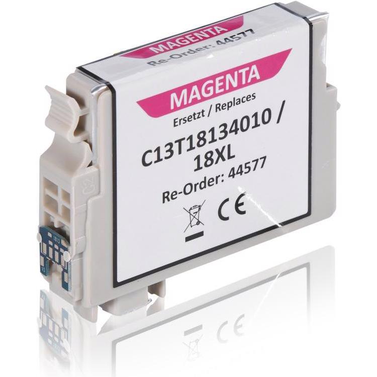 Inkadoo, Druckerpatrone, Druckerpatronen kompatibel zu Epson C13T18134010 / 18XL Tintenpatrone, magenta Magenta (M)