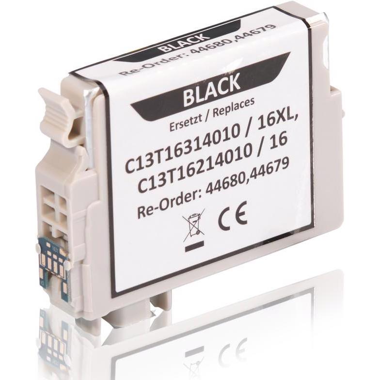 Inkadoo, Druckerpatrone, Druckerpatronen kompatibel zu Epson C13T16314010 / 16XL Tintenpatrone, schwarz Schwarz (BK)