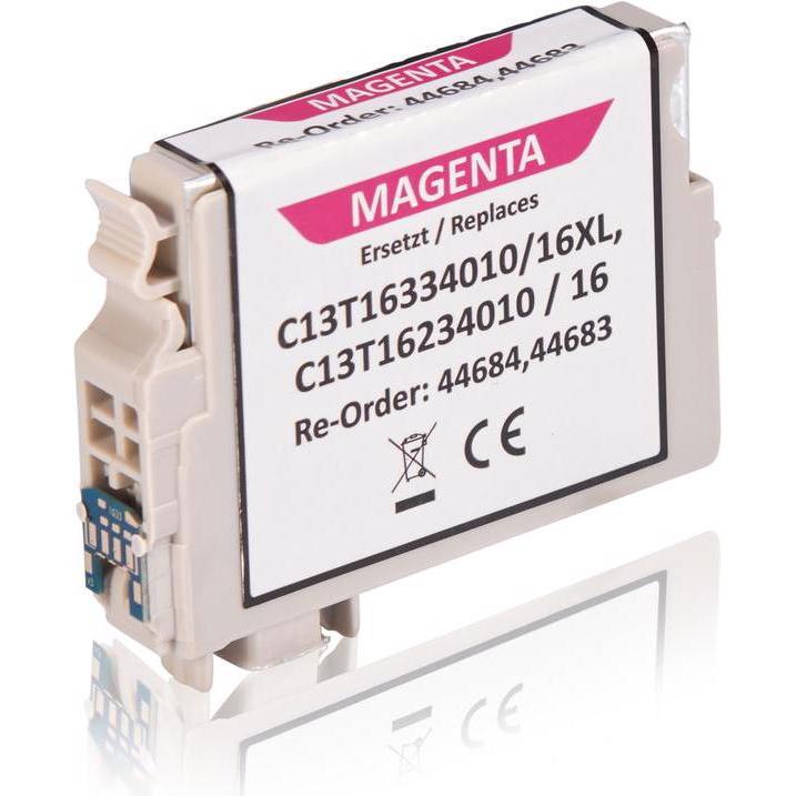 Inkadoo, Druckerpatrone, Druckerpatronen kompatibel zu Epson C13T16234010 / 16 XL Tintenpatrone, magenta Magenta (M)