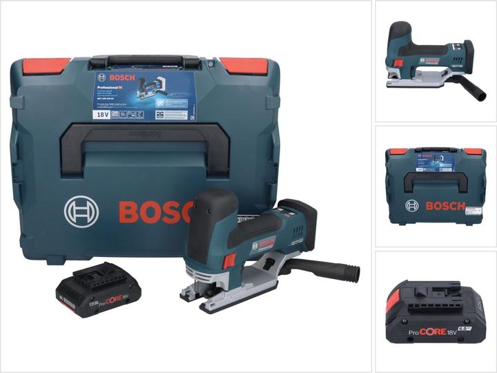 Productafbeelding Bosch Professional GST 18V-155 SC Profi-accudecoupeerzaag 18 V + 1x ProCORE accu 4.0 Ah + L-Boxx - zonder opladen