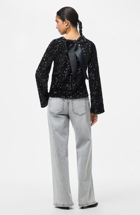 Immagine prodotto Pieces Top PCKAM PAILLETTE LOOP a maniche lunghe (M)