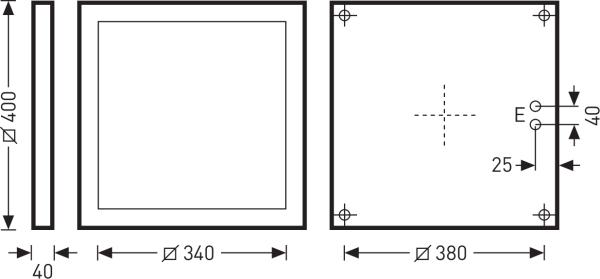 Produktbild Trilux TRIL LED-Wand- / Deckenleuchte (1100 lm)