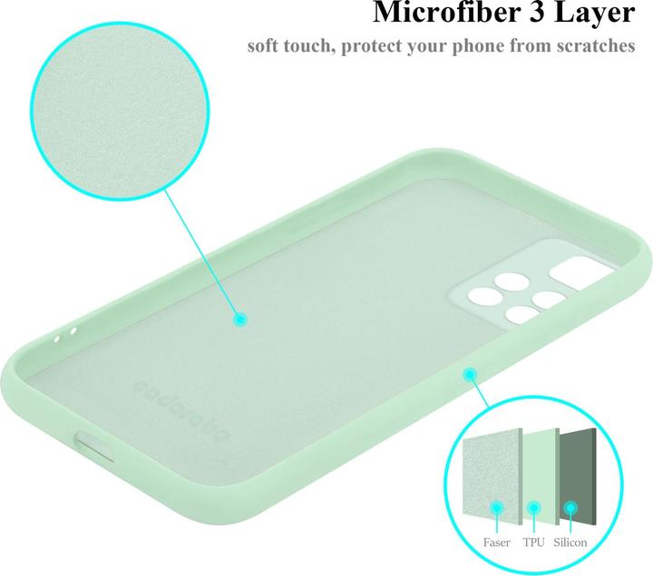 Actual product image Cadorabo TPU Liquid Silicone Case Cover for Xiaomi RedMi NOTE 11 PRO+ (Xiaomi Redmi Note 11 Pro+)