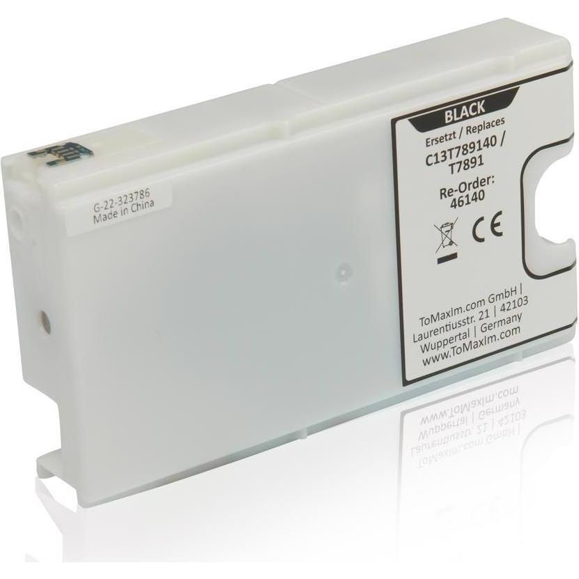 Inkadoo, Druckerpatrone, Druckerpatronen kompatibel zu Epson C13T789140 / T7891 Tintenpatrone, schwarz Schwarz (BK)