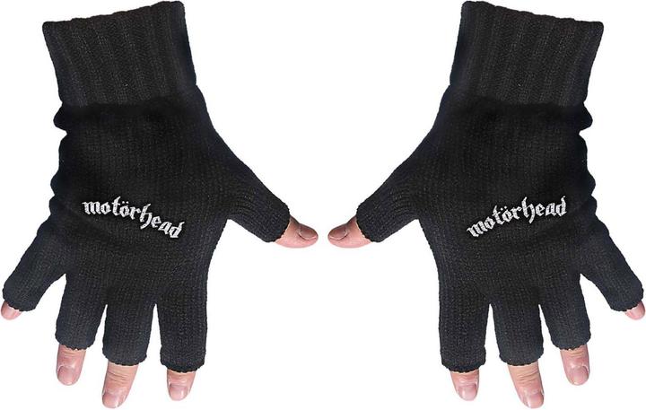 Image du produit Motorhead Gants unisexes sans doigts avec logo pour adultes (Taille unique)