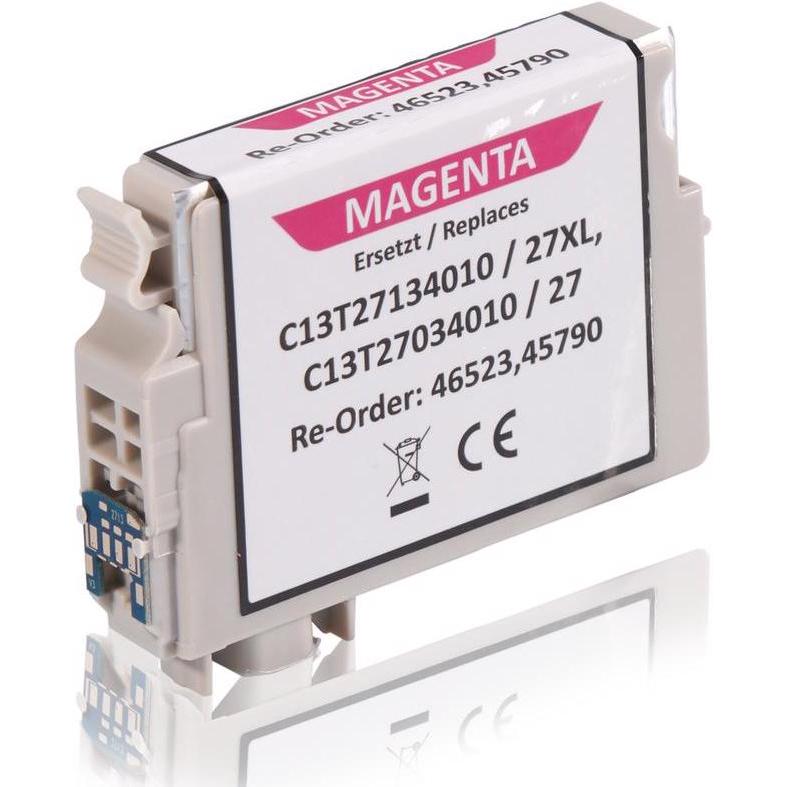 Inkadoo, Druckerpatrone, Druckerpatronen kompatibel zu Epson C13T27134010 / 27XL Tintenpatrone, magenta Magenta (M)