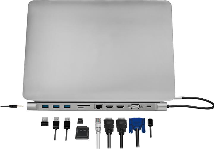 Produktbild LogiLink UA0373 (USB-C, 3 Ports)
