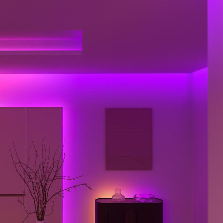 Produktbild Philips Hue Flux Ultra Bright Gradient Lightstrip (RGBIC, 1000 cm, Indoor)