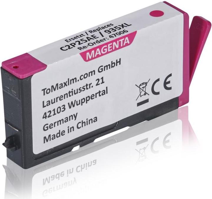 Produktbild Inkadoo Druckerpatronen kompatibel zu HP C2P25AE / 935XL Tintenpatrone, magenta Magenta (M)