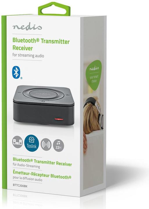 Actual product image Nedis Bluetooth® Transceiver | Connections - Input: 1x AUX / 1x SPDIF | Connections - Output: 1x AU (10 m)