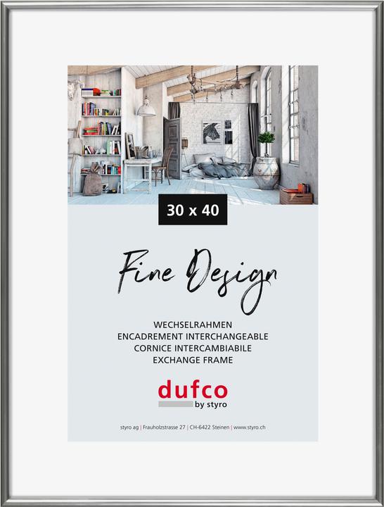 Produktbild Dufco Wechselrahmen PVC (18 x 24 cm)