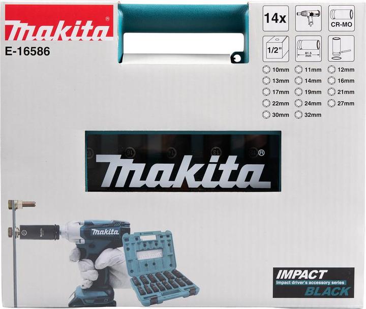 Actual product image Makita B-52308 (32 mm, 16 mm, 15 mm, 28 mm, 17 mm, 13 mm, 10 mm, 22 mm, 19 mm, 31 mm, 14 mm, 25 mm, 30 mm, 26 mm, 21 mm, 18 mm, 23 mm, 12 mm, 24 mm, 29 mm, 20 mm, 27 mm, 11 mm)