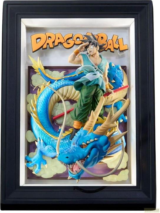 Bandai Dragon Ball Z Tamashii Art 3D Relief-Bild Son Goku & Dragon 27 cm