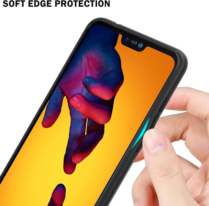 Produktbild Cadorabo TPU Gestreiftes Glas Cover (Huawei Nova 3E)