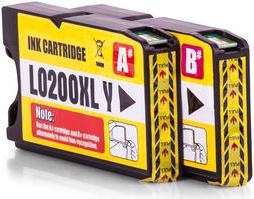 Produktbild Inkadoo Druckerpatronen kompatibel zu Lexmark 14L0177E / 210XL Tintenpatrone, gelb Gelb (Y)