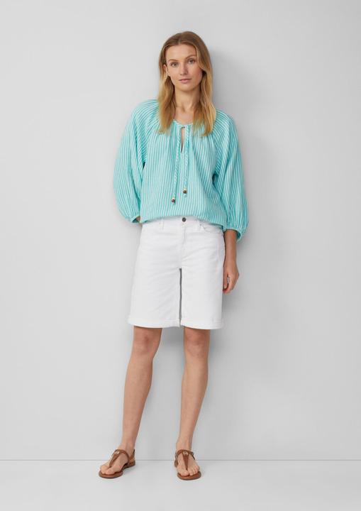 Immagine prodotto s.Oliver Bluse Musselin-Bluse mit Raglanärmeln und Raffung (32)