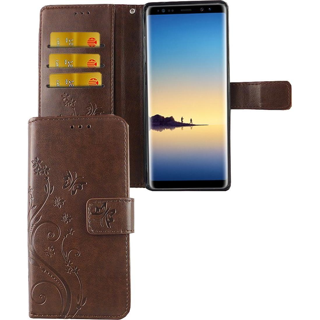Thumbnail - König Design Hülle Handy Schutz für Samsung Galaxy Note 8 Case Cover Tasche Wallet Etui Neu (Samsung Galaxy Note 8), Sma...