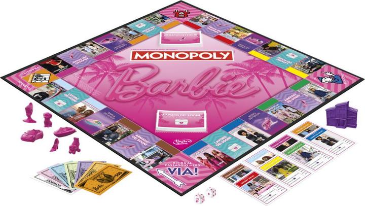 Produktbild Hasbro Gaming Monopoly Barbie Edition (Italienisch)