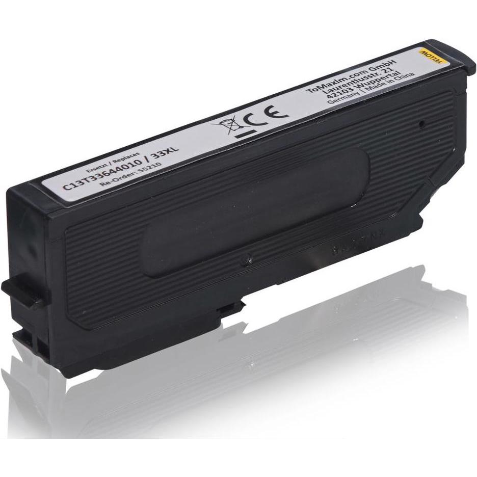 Inkadoo, Druckerpatrone, Druckerpatronen kompatibel zu Epson C13T33644010 / 33XL Tintenpatrone, gelb Gelb (Y)