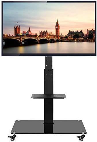 River Systems Fernsehständer mit Rollen (Universal, 70", 50 kg)