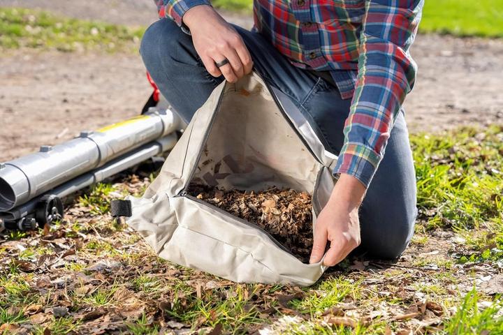 Actual product image Ikra 3-in-1 Leaf Vacuum Blower Shredder with 2 Rechargeable Batteries & Dual Charger (Rechargeable battery operated, Leaf blower, Leaf vacuums)