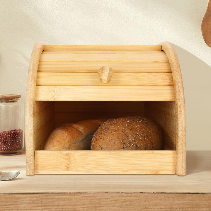 Produktbild Cheffinger Brotkasten Bambus Schiebedeckel