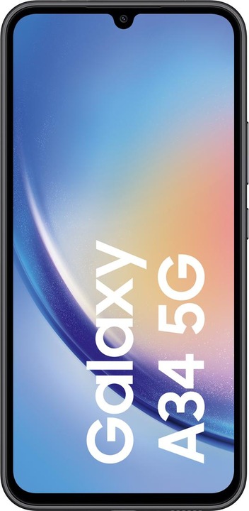 Image du produit Samsung Galaxy A34 Édition Entreprise (128 Go, Awesome Graphite, 6.60", Double SIM, 48 Mpx, 5G)