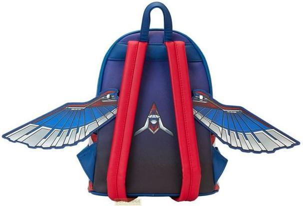 Actual product image Loungefly Marvel Captain America Brave New World backpack 26cm